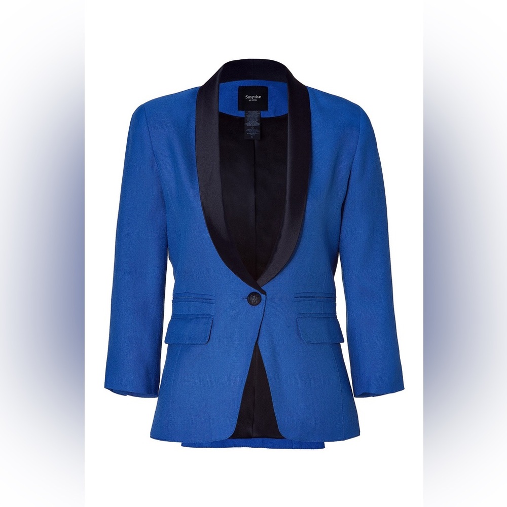 Gorgeous Smythe colourblock blazer blue